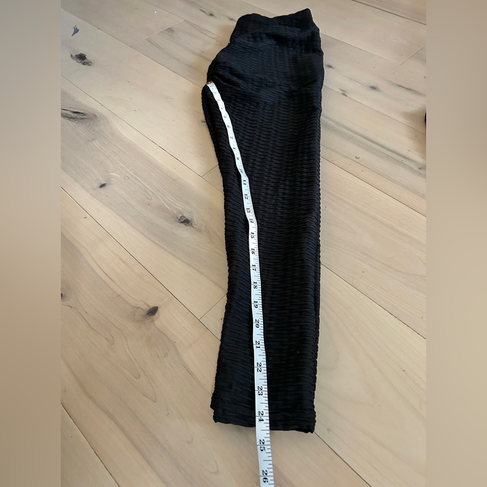 Scrunch Butt High Waisted Yoga Pants Workout Peach Booty Leggings S/M - Picture 4 of 14